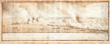 Schoultz Johan Tietrich - Zweite russisch-schwedische Seeschlacht bei Svenskasund am 10. Juli 1790