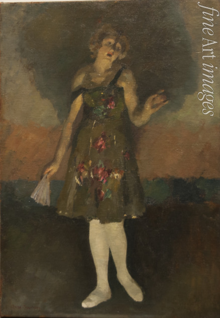 Sudeykin Sergei Yurievich - Portrait of the ballet dancer Olga Glebova-Sudeikina (1885-1945)