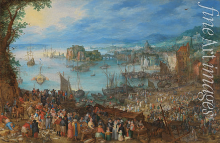 Brueghel Jan der Ältere - Großer Fischmarkt