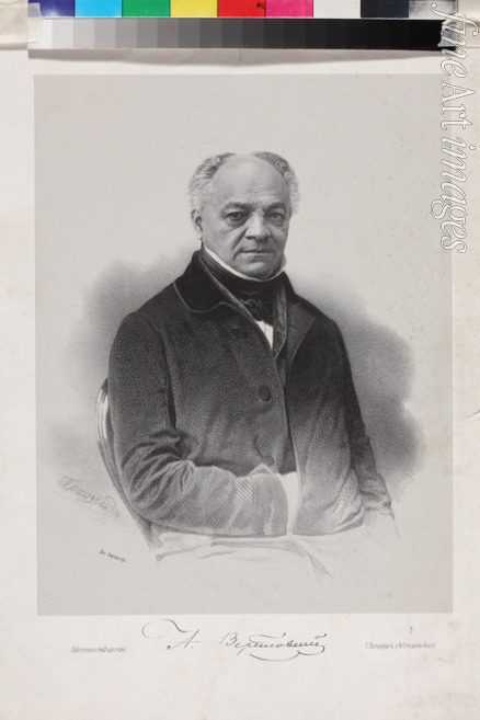 Krausolt (Krauzolt) Konrad - Porträt des Komponisten Alexei Nikolajewitsch Werstowski (1799-1862)