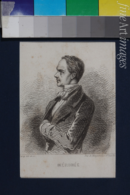 Anonymous - Portrait of the writer Prosper Mérimée (1803-1870)