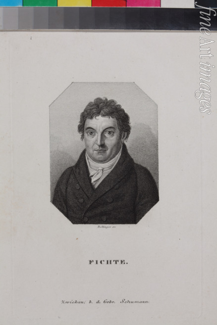 Bollinger Friedrich Wilhelm - Portrait of Johann Gottlieb Fichte (1762-1814)