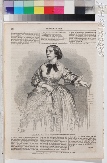 Patt G. - Portrait of the singer and composer Pauline Viardot (1821-1910)