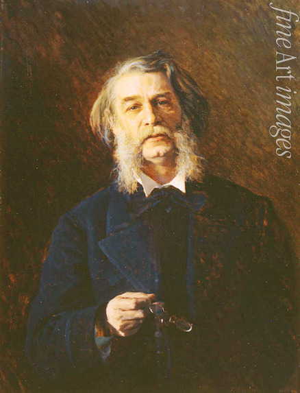 Kramskoi Ivan Nikolayevich - Portrait of the author Dmitri Grigorovitch (1822-1899)