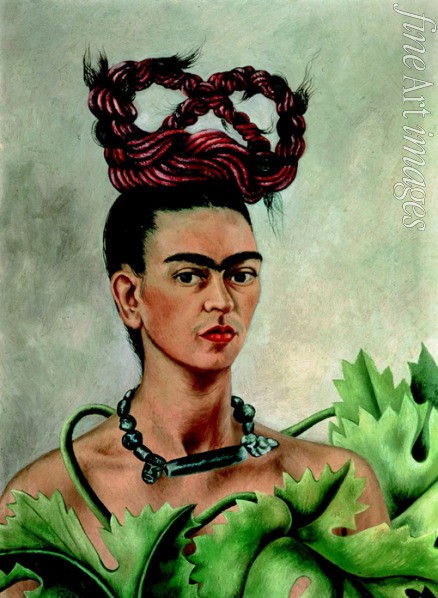 Kahlo Frida - Selbstbildnis mit Zopf