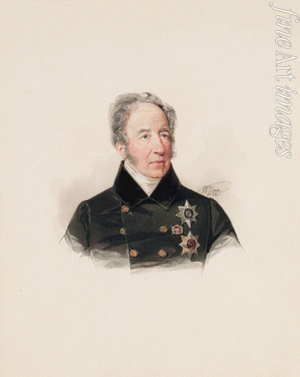 Hau (Gau) Vladimir (Woldemar) Ivanovich - Portrait of Prince Mikhail Dmitrievich Tsitsianov (1765-1841)