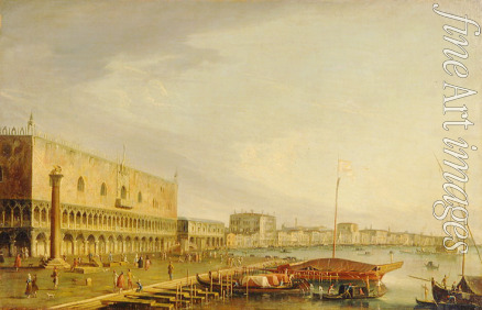 Tironi Francesco - View of the St. Mark's Square with the Doges palace in Venice