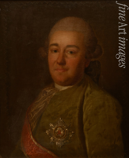 Rokotow Fjodor Stepanowitsch - Porträt von General Nikolai Artemjewitsch Sagrjaschski (1729-1788)