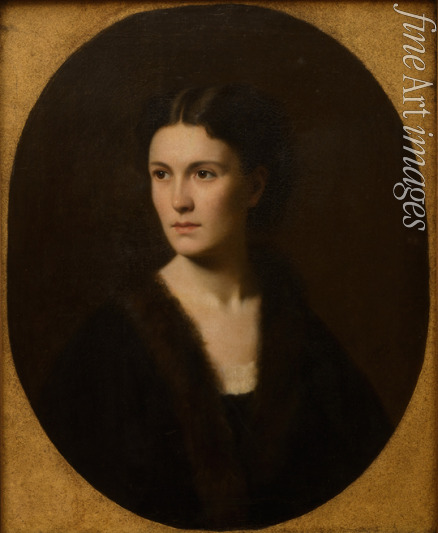 Zhodeiko Leonid Florianovich - Portrait of Olga Pavlovna Orlova, née Krivtsova