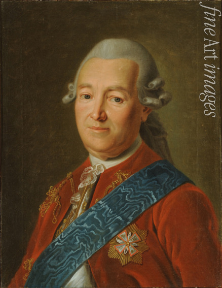 Unbekannter Künstler - Porträt von Adam Wassiljewitsch Olsufjew (1721-1784)