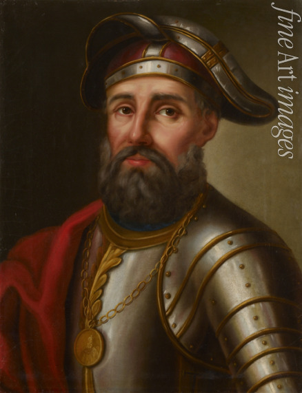 Unbekannter Künstler - Porträt des Kosakenführers, Eroberer von Sibirien Jermak Timofejewitsch (?-1585)
