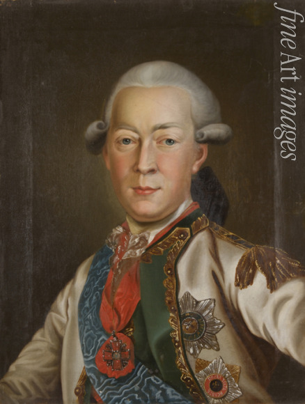Unbekannter Künstler - Porträt von Iwan Grigoriewitsch Graf Tschernyschow (1726-1797)