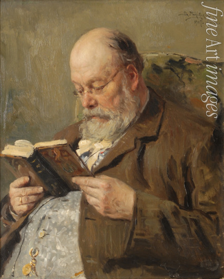 Makovsky Vladimir Yegorovich - Portrait of the professor Ivan Ivanovich Yanzhul (1846-1914)