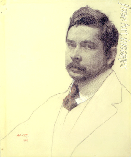 Bakst Léon - Porträt des Malers Konstantin Somow (1869-1939)