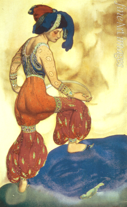 Bakst Léon - Sultaness. Costume design for the ballet Sheherazade by N. Rimsky-Korsakov