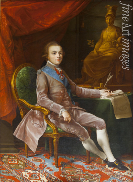 Pullman J.G. - Porträt von Großfürst Pawel Petrowitsch (1754-1801)