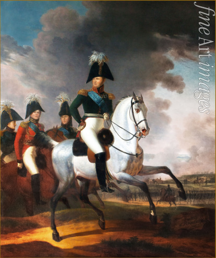 Swebach Jacques-François Joseph - Equestrian Portrait of Emperor Alexander I (1777-1825)