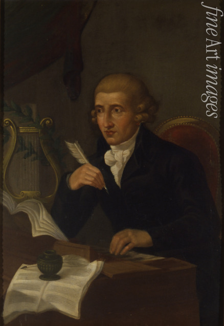 Guttenbrunn Ludwig - Portrait of the composer Joseph Haydn (1732-1809)