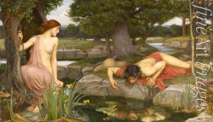 Waterhouse John William - Narcissus and Echo