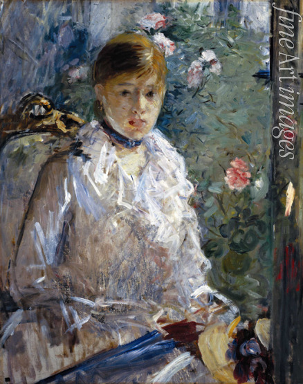 Morisot Berthe - Junge Frau am Fenster oder Der Sommer