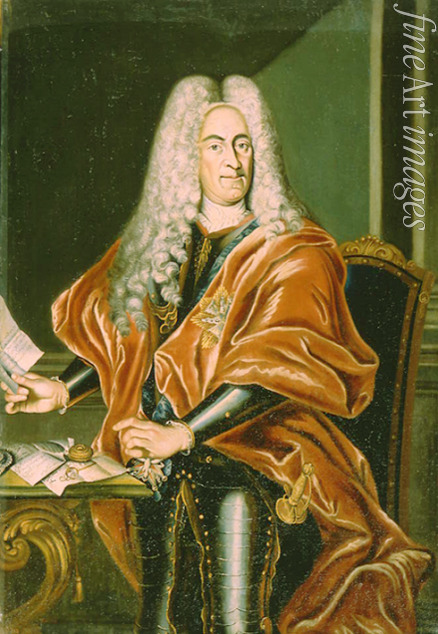 Polish master of 18th century - Portrait of a man