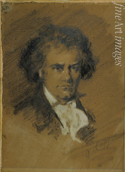 Anonymous - Portrait of Ludwig van Beethoven (1770-1827)