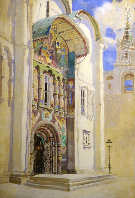 Polenov Vasili Dmitrievich - Southern Entrance of the Assumption Cathedral in the Moscow Kremlin