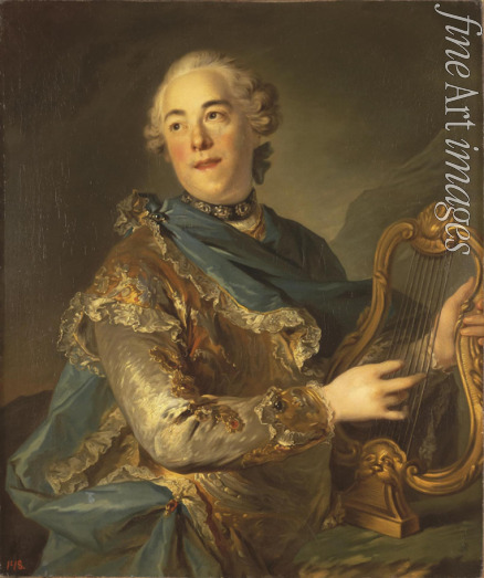 Tocqué Louis - Portrait of the singer and composer Pierre de Jélyotte (1713-1797)