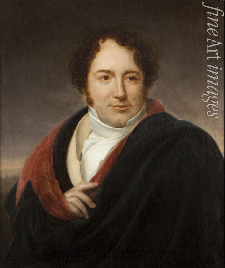 Riesener Henri-Françoiss - Portrait of the opera singer Luigi Lablache (1794-1858)