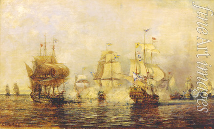Bogoljubow Alexei Petrowitsch - Erste Russisch-schwedische Seeschlacht bei der Insel Ösel