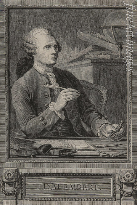 Anonymous - Portrait of Jean le Rond D'Alembert (1717-1783)