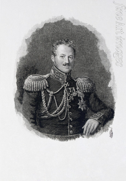 Riss François Nicolas - Porträt von Graf Pawel Dmitrijewitsch Kisseljow (1788-1872)
