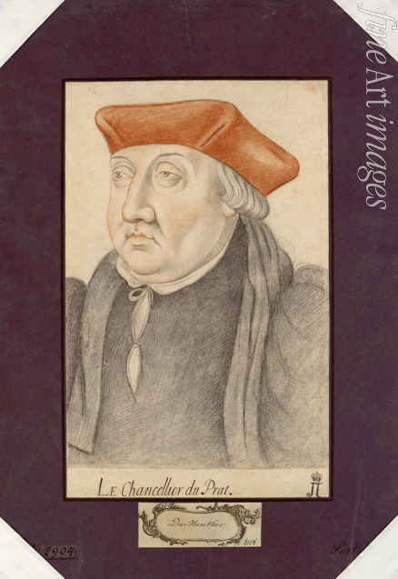 Unbekannter Künstler - Porträt von Antoine Duprat (1463-1535)