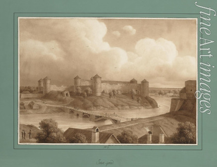Kügelgen Carl Ferdinand von - View of the Ivangorod Fortress