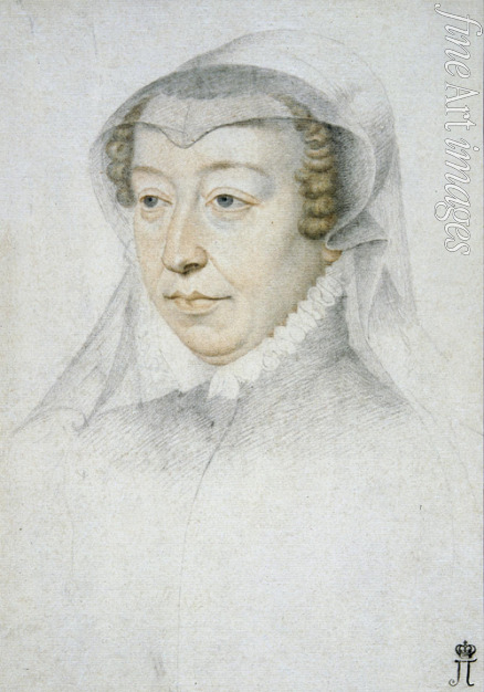 Clouet François - Portrait of Catherine de' Medici (1519-1589)