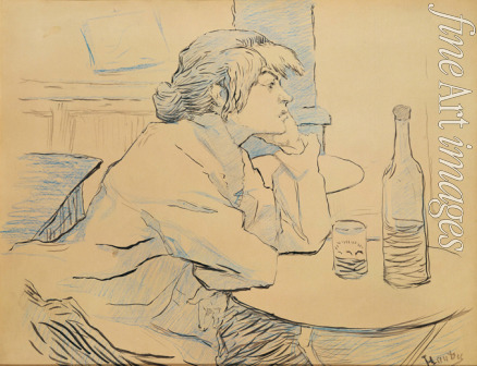 Toulouse-Lautrec Henri de - The Drinker (Suzanne Valadon)