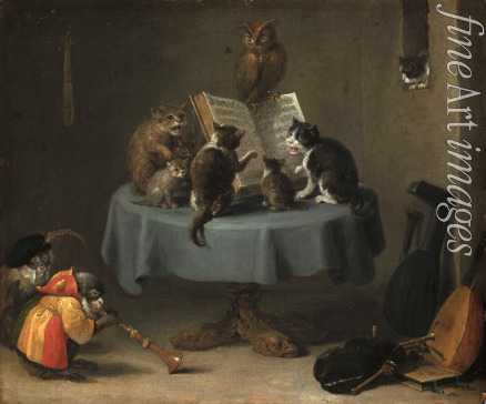 Teniers David the Younger - The Concert of Cats