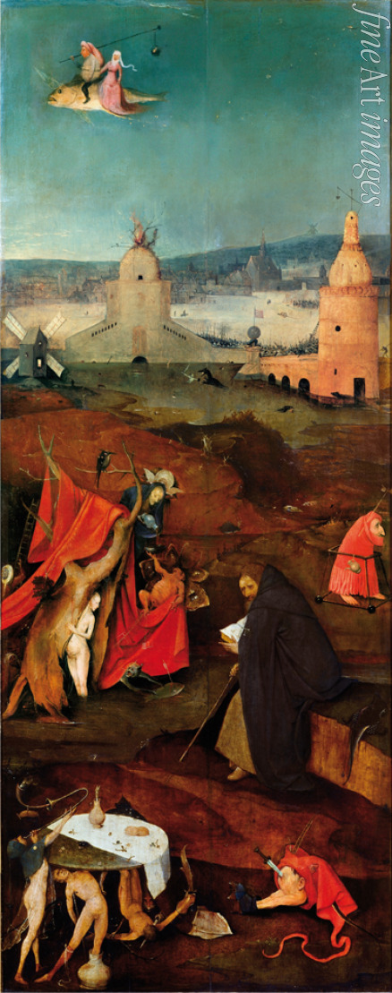 Bosch Hieronymus - The Temptation of Saint Anthony (Right wing of a triptych)