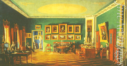 Podklyuchnikov Nikolai Ivanovich - The Study room in the Count P. Zubov's House