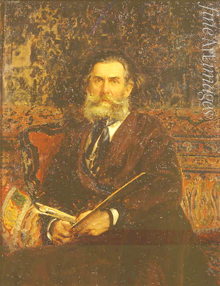 Repin Ilya Yefimovich - Portrait of the artist Alexei Bogolyubov (1824-1896)