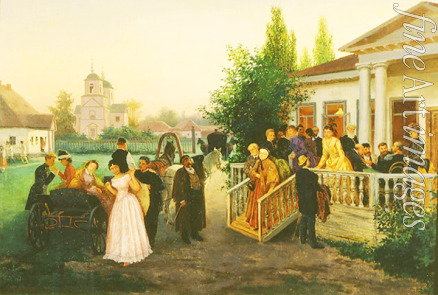 Trutovsky Konstantin Alexandrovich - Visitors Departure