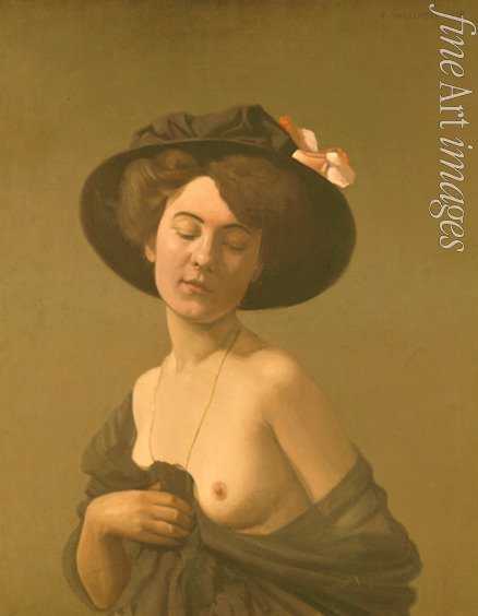 Vallotton Felix Edouard - Lady in a Black Hat