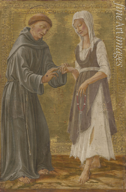 Francesco di Giorgio Martini - Der Bund des heiligen Franziskus mit der Herrin Armut