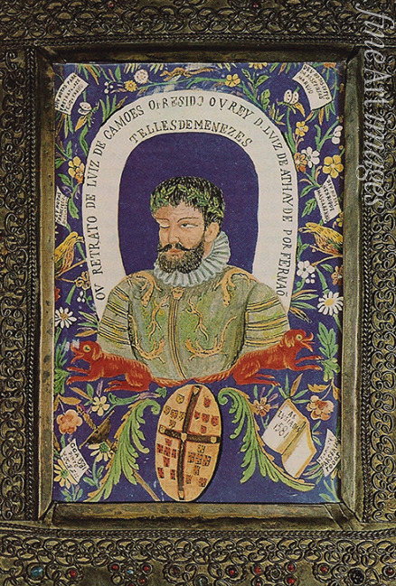 Unbekannter Künstler - Porträt von Dichter Luís Vaz de Camões (um 1524-1580)