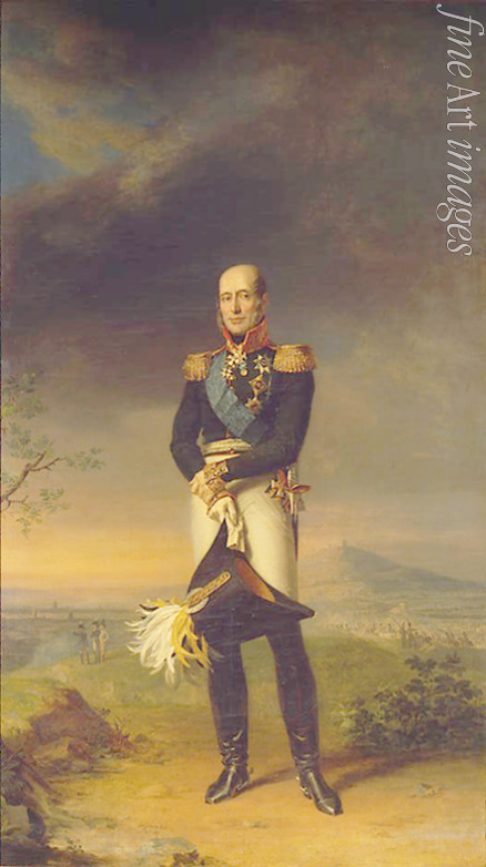 Dawe George - Porträt des Feldmarschalls Fürst Michail Barklay-de-Tolli (1761-1818)