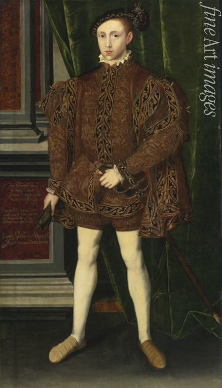 Scrots (Scrotes) William (Guillim) - Porträt von König Eduard VI. von England