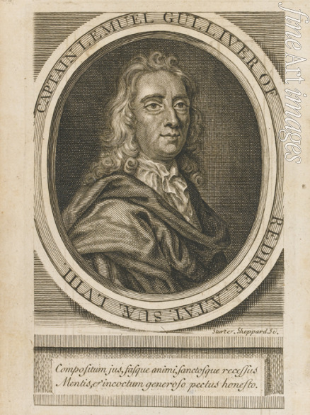 Unbekannter Künstler - Porträt von Jonathan Swift (1667-1745)