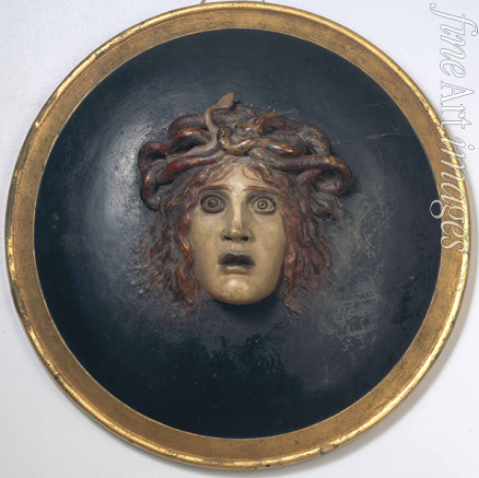 Böcklin Arnold - Shield with the head of Medusa