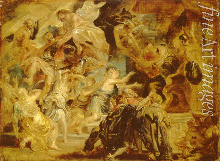Rubens Pieter Paul - Der Tod des Königs Heinrich IV. und die Regentschaftserklärung