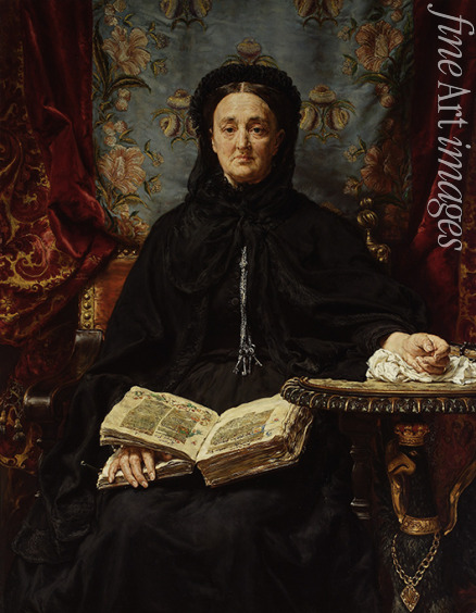 Matejko Jan Alojzy - Porträt von Gräfin Katarzyna Potocka (1825-1907), geb. Branicka